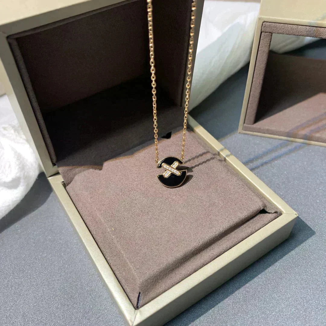 DIANA JEUX DE ROSE GOLD DIAMOND NECKLACE