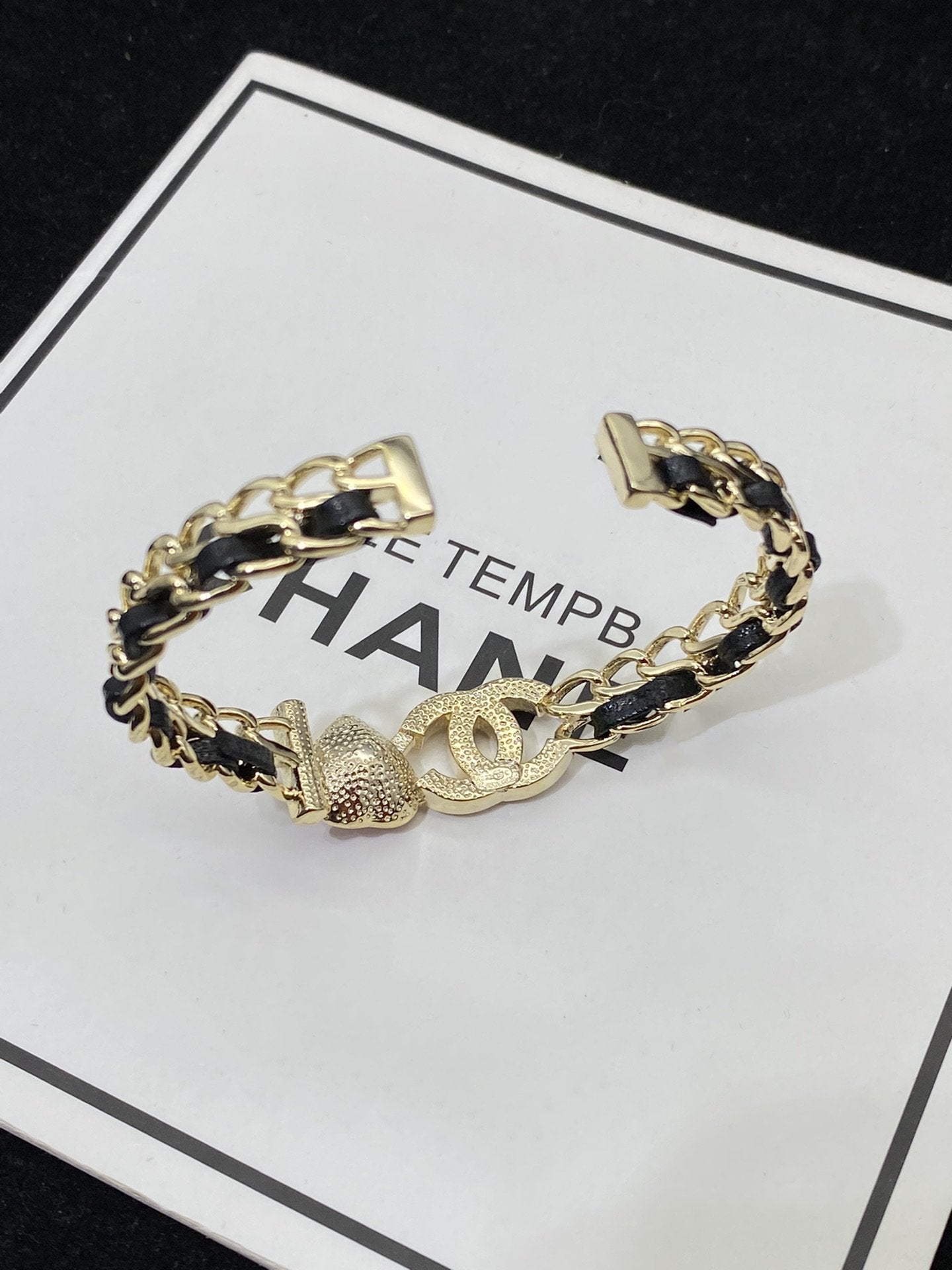 Bracelet CC Heart Rose Or Diamant