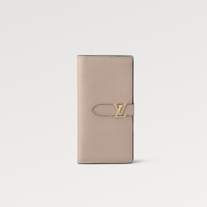 CARTERA VERTICAL CAPUCINES GRIS
