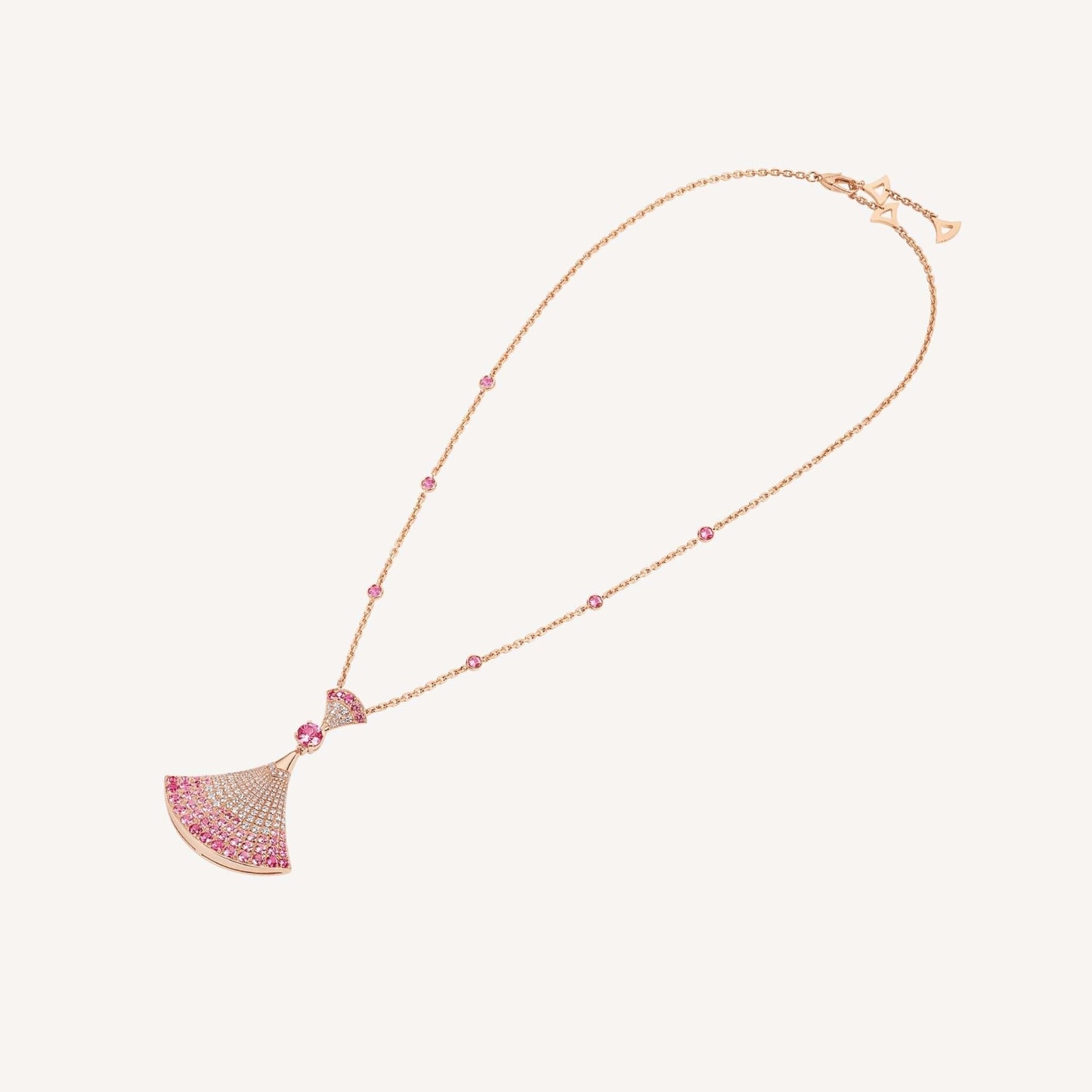 DIANA DREAM NECKLACK DIAMOND PINK GOLD