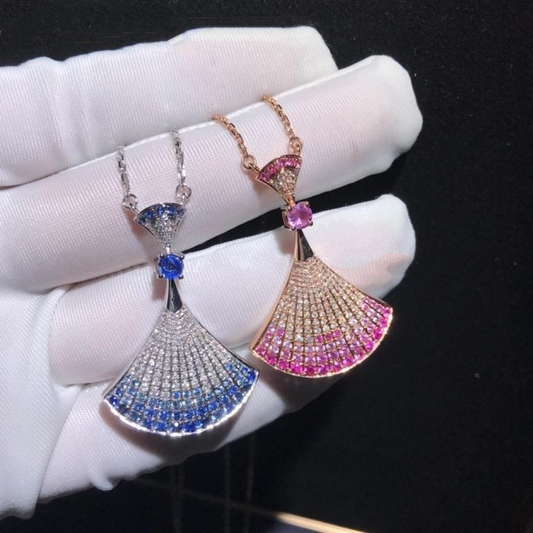 DIANA DREAM NECKLACK DIAMOND PINK GOLD