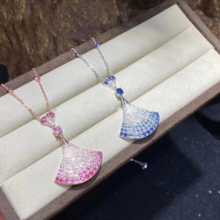 DIANA DREAM NECKLACK DIAMOND PINK GOLD