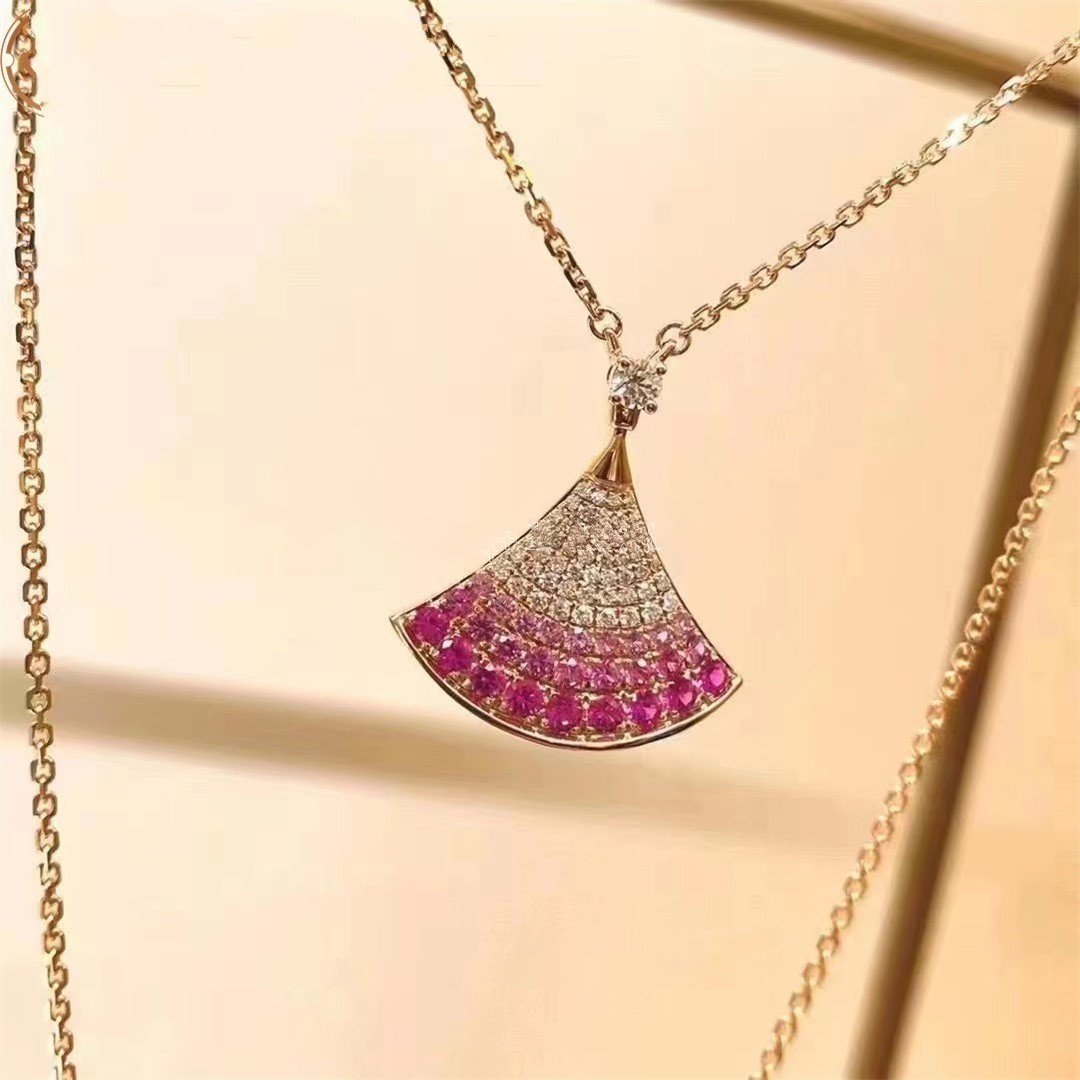 DIANA DREAM NECKLACE PINK GOLD PINK DIAMOND