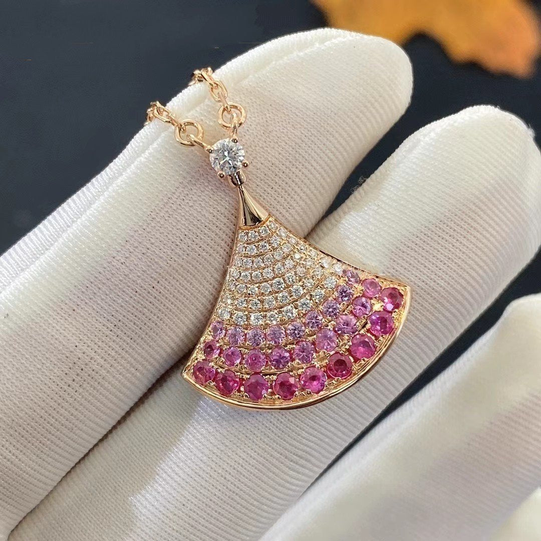 DIANA DREAM NECKLACE PINK GOLD PINK DIAMOND