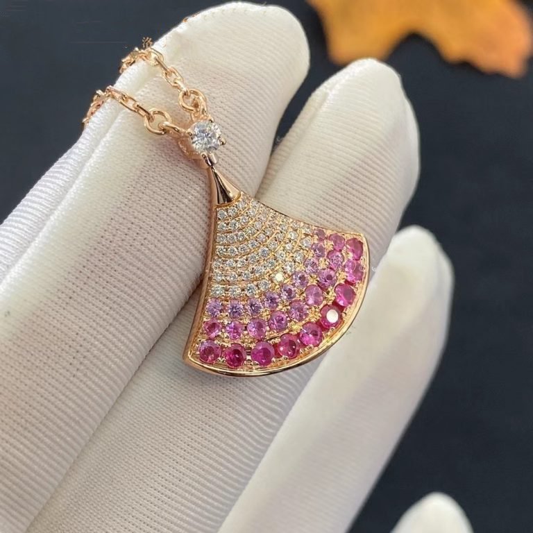DIANA DREAM NECKLACE PINK GOLD PINK DIAMOND