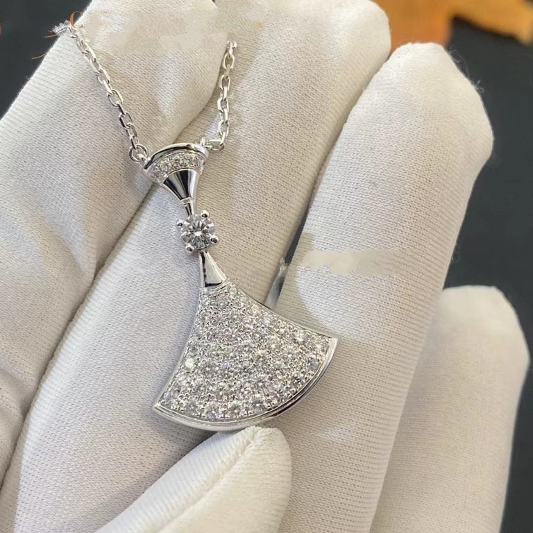 DIANA DREAM NECKLACE SILVER FULL DIAMOND