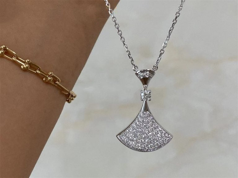 DIANA DREAM NECKLACE SILVER FULL DIAMOND