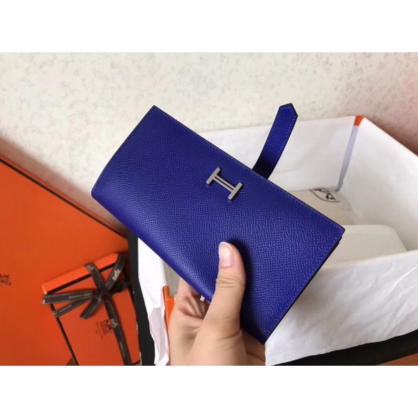 Cartera con fuelle HM Blue Electric Epsom Bearn 17,5