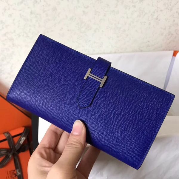 Cartera con fuelle HM Blue Electric Epsom Bearn 17,5