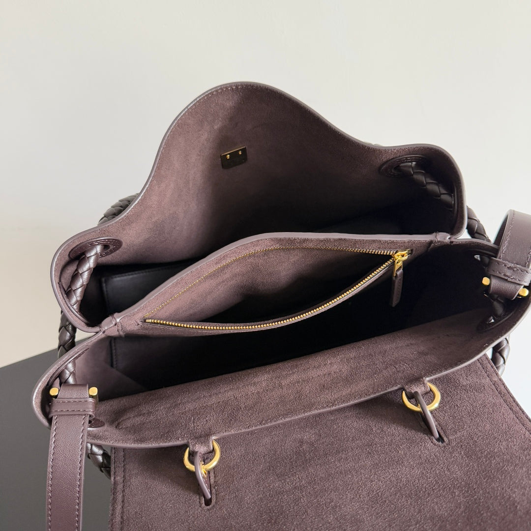 Sac BV Ciao Ciao Medium 34 cm en cuir chocolat 242928