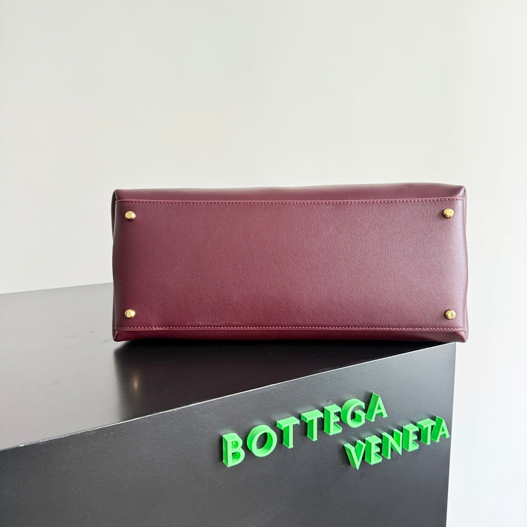 Sac BV Ciao Ciao Medium 34 cm en cuir bordeaux 242934