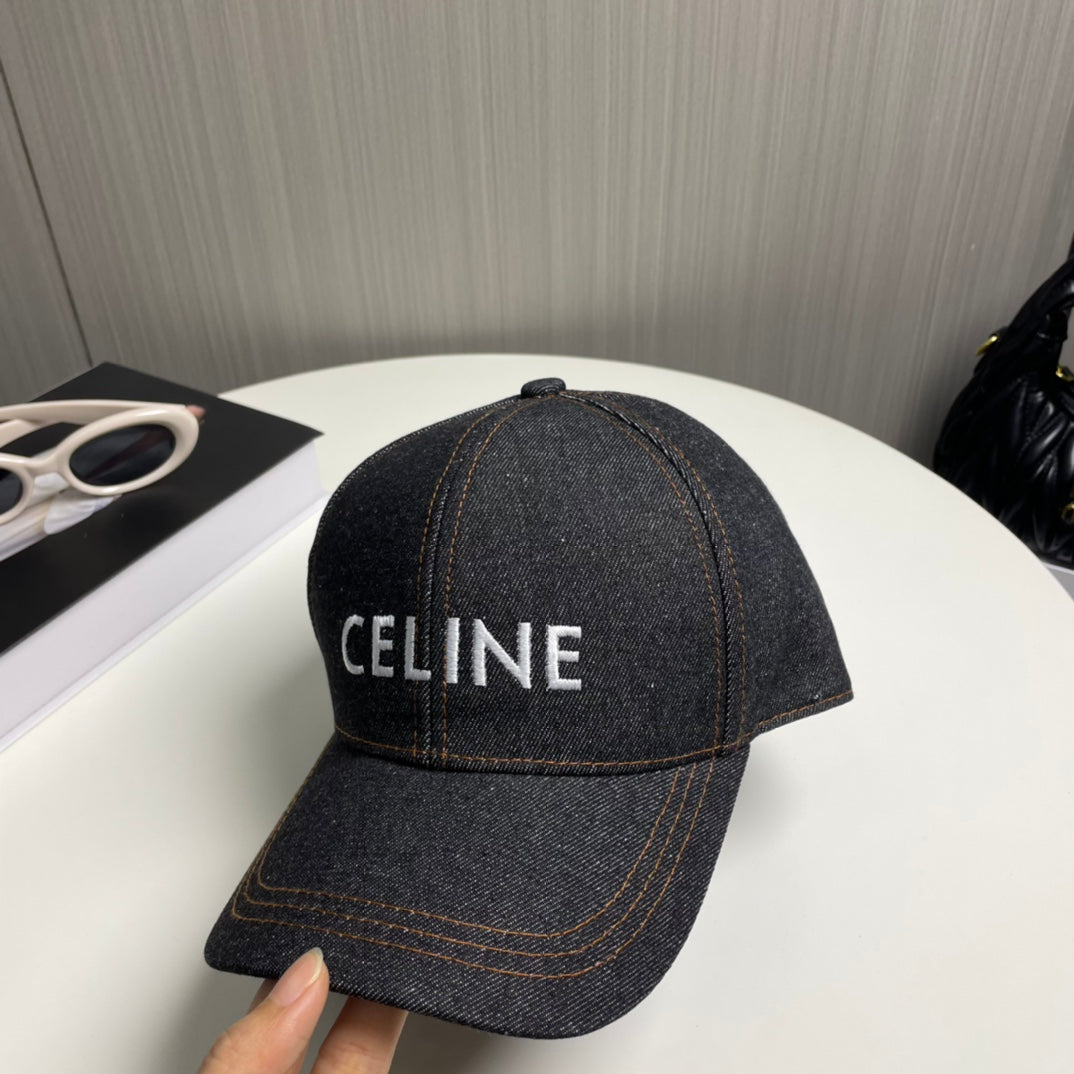 Gorra Celin Tela Vaquera Negra 210316
