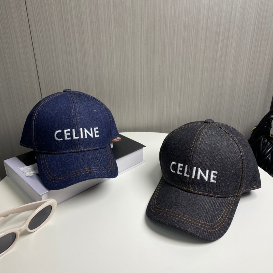 Gorra Celin Tela Vaquera Negra 210316