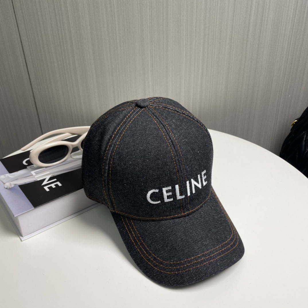 Gorra Celin Tela Vaquera Negra 210316