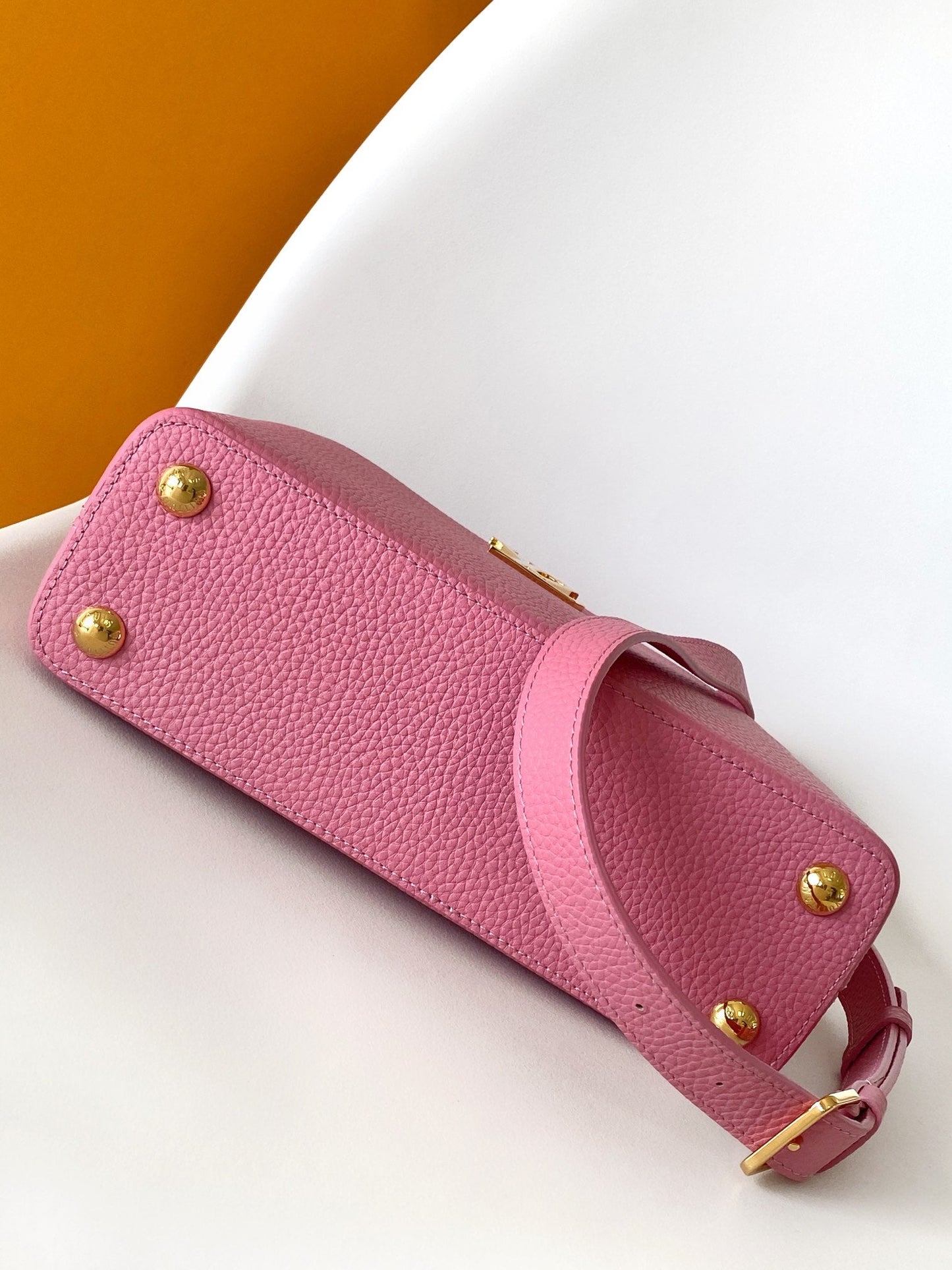 CAPUCINES MINI 21 EN HARDWARE ORO TAURILLON ROSA MARSHMALLOW