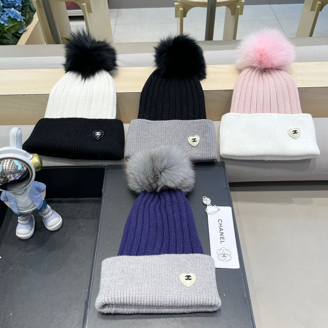 GORRO DE LANA MEZCLA NEGRA Y GRIS CLARO 421050