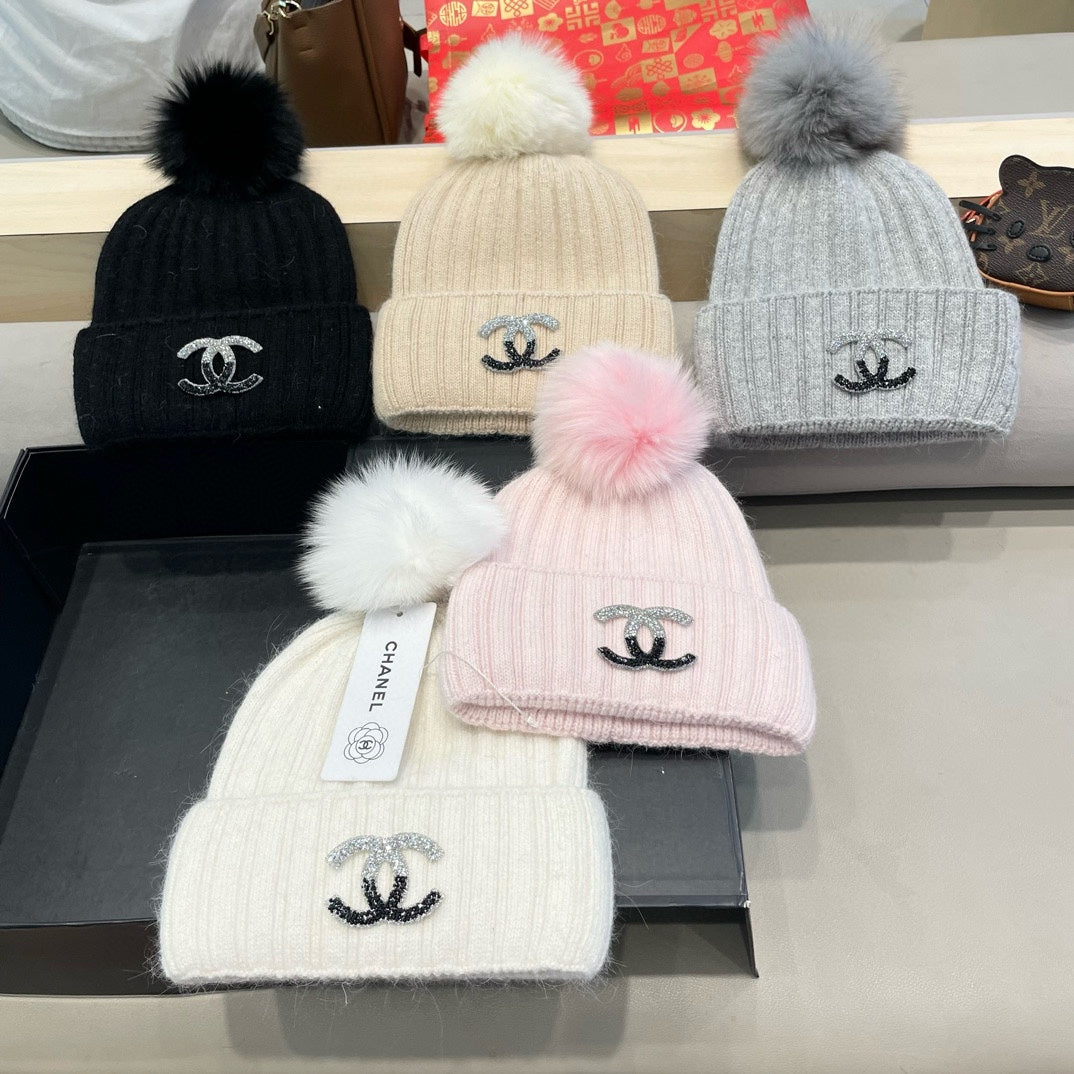 GORRO DE LANA ROSA CLARO 426232