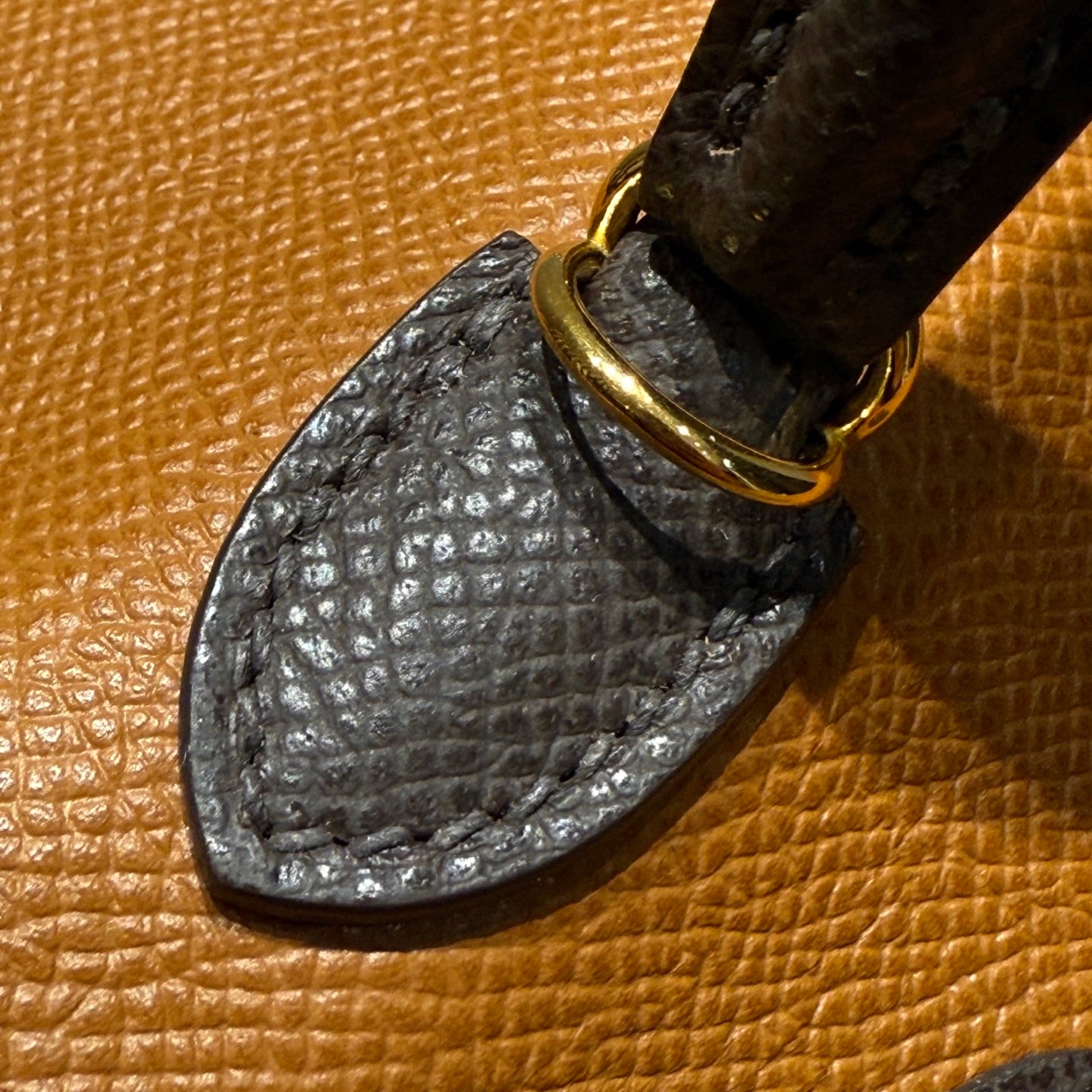 HM Mini Kelly 19 Brun Doré Epsom 243116