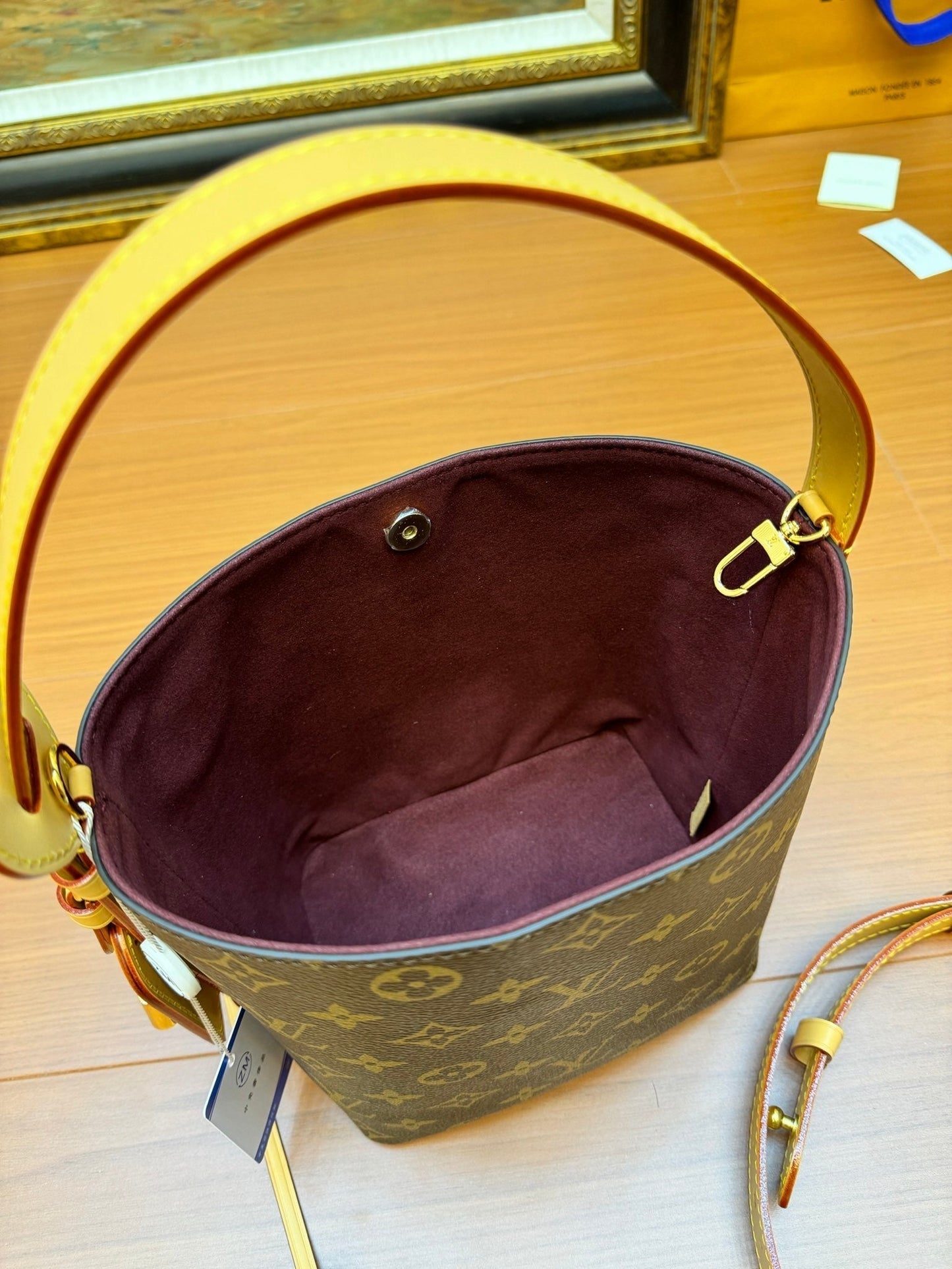 Sac à main LV All In BB 16 cm en toile monogrammée marron 206007