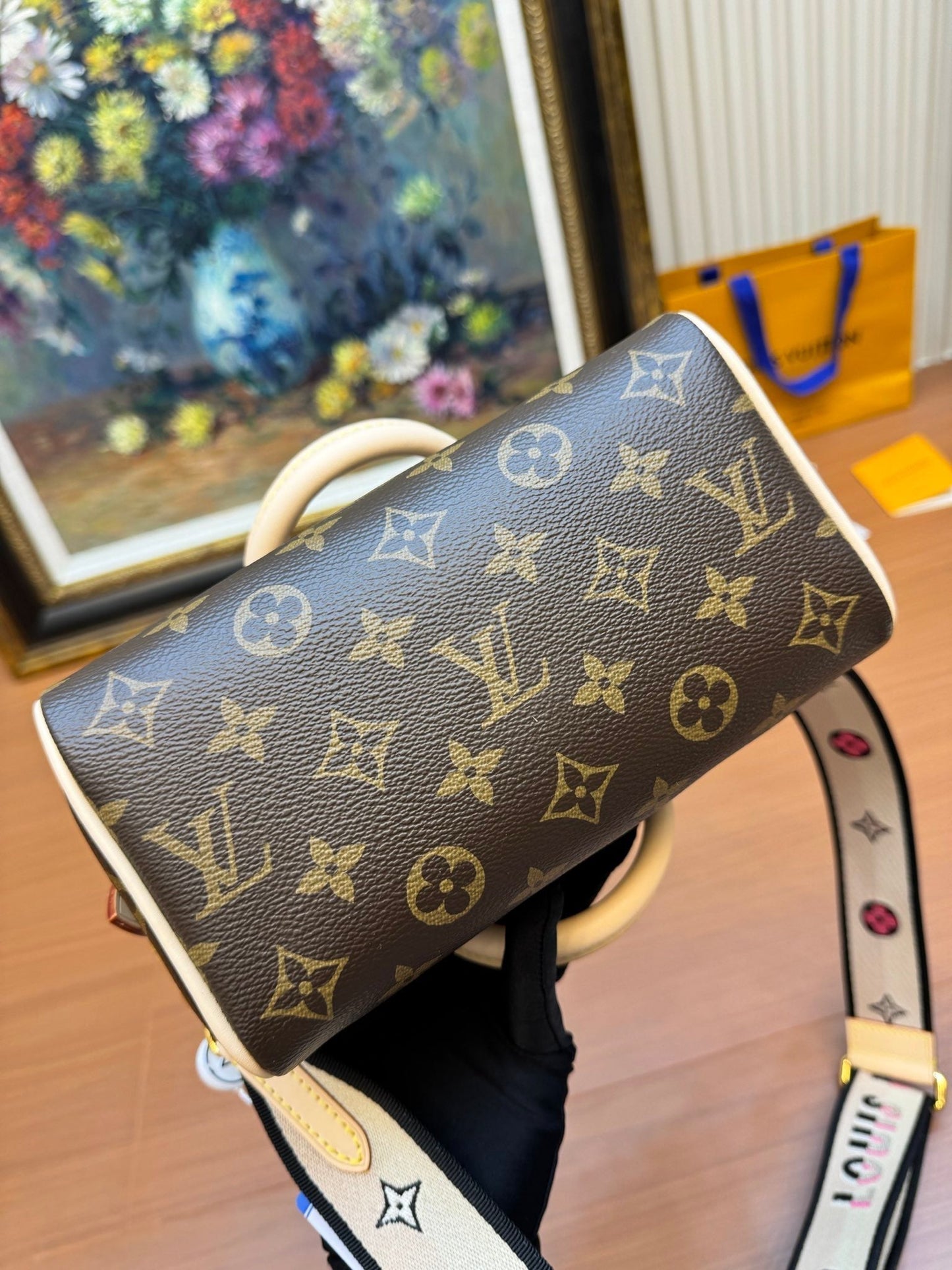 LV Nano Speedy 20cm Brown Monogram Canvas 206009