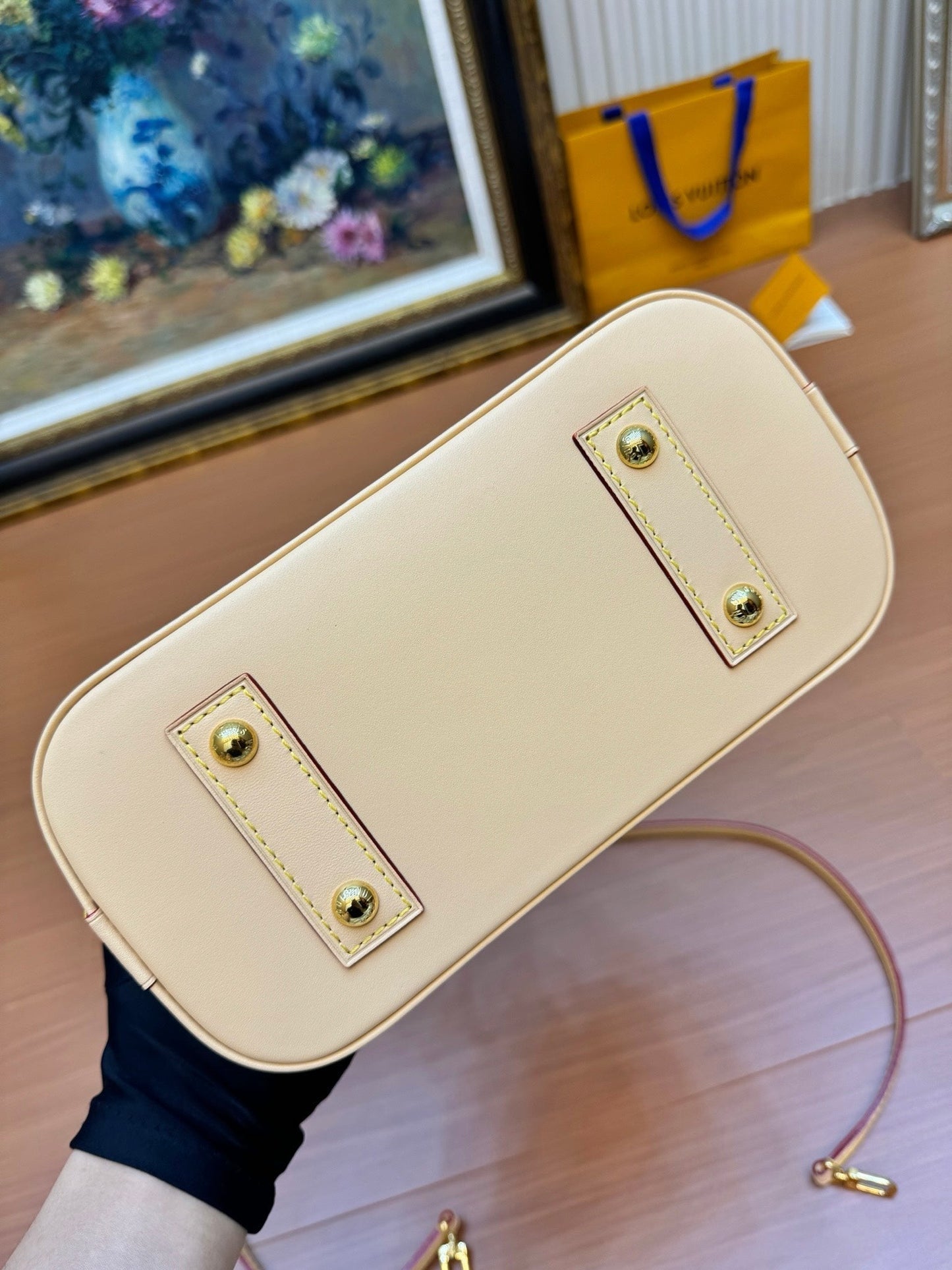 LV Alma BB 23cm White Multicolore Monogram Canvas 206011