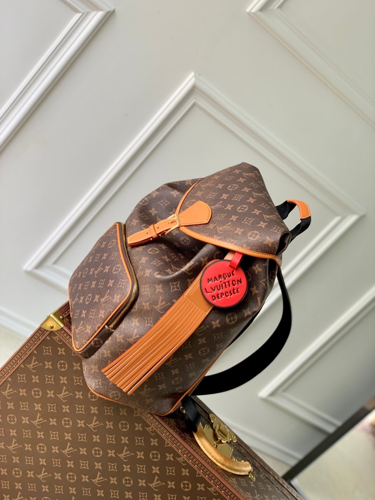 Lv Montsouris 32 Monograma Marrón