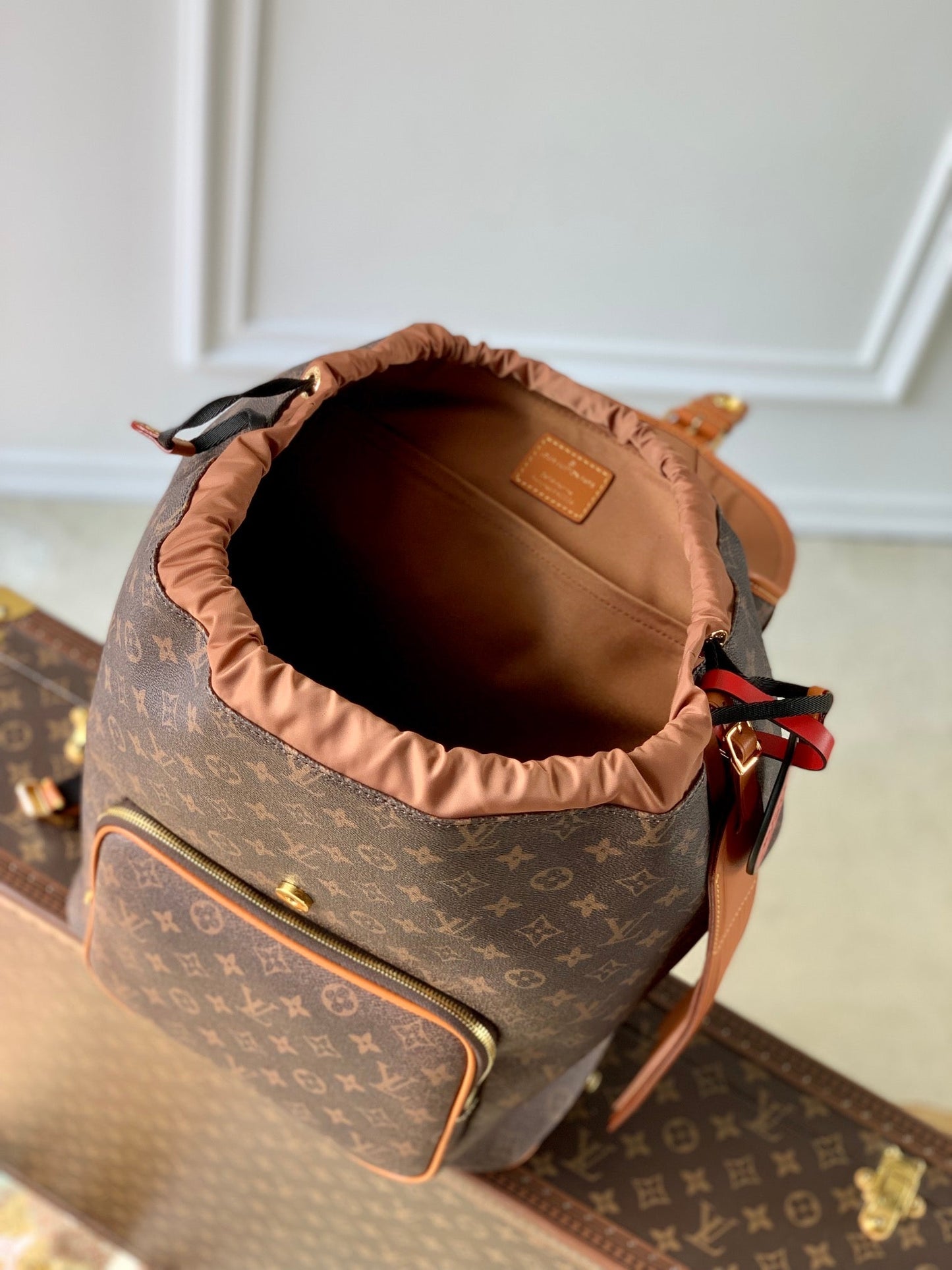 Lv Montsouris 32 Monograma Marrón