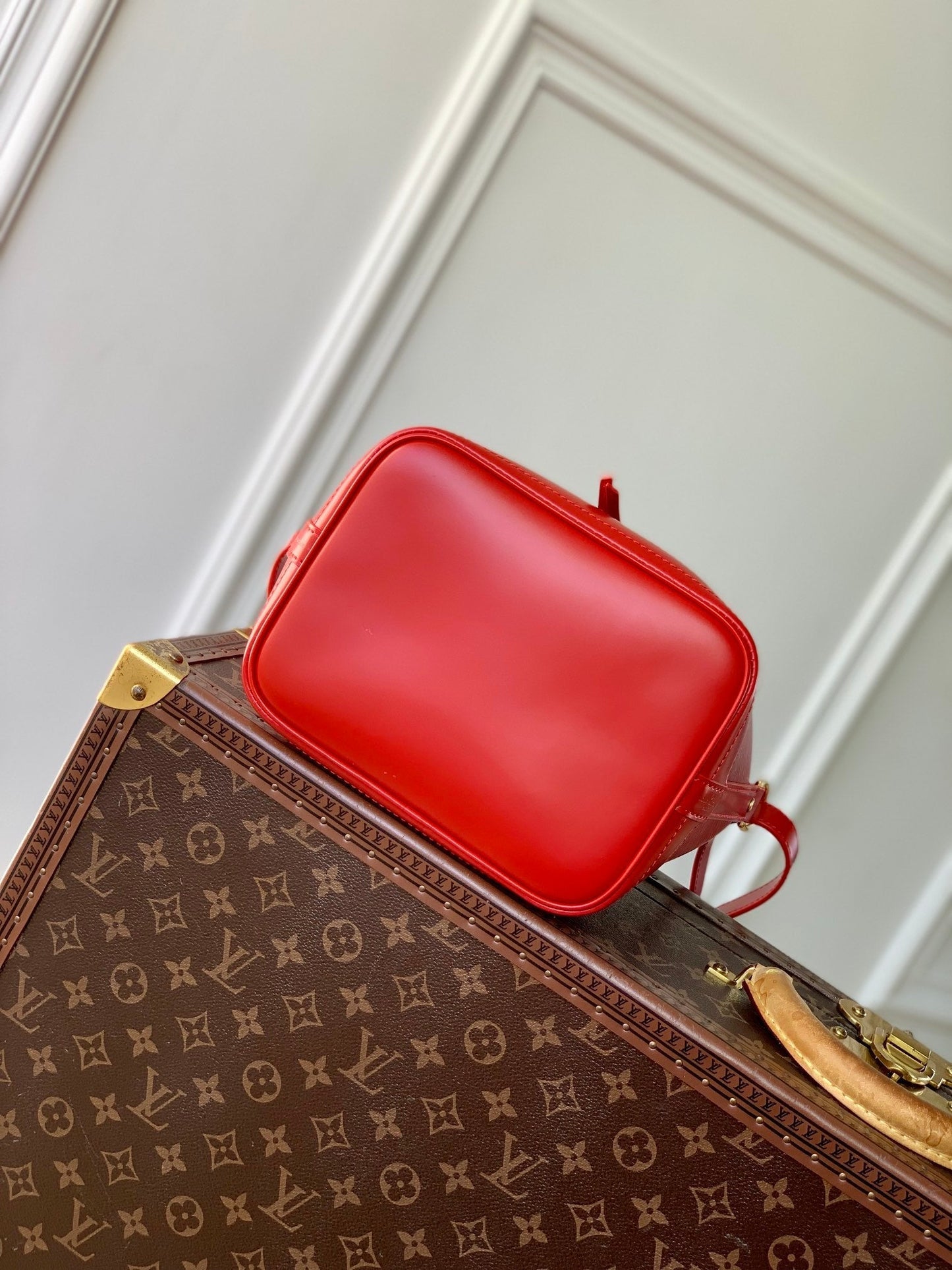 NO¨¦ BB 20 IN RED EPI LEATHER