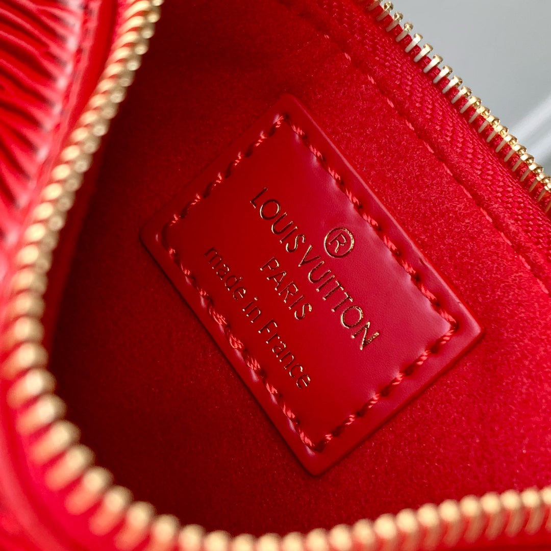 NO¨¦ BB 20 IN RED EPI LEATHER