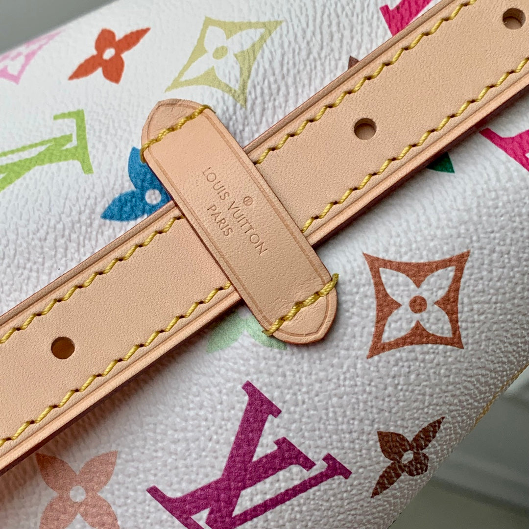 BOLSO DE MANO PM 29 EN LONA CON MONOGRAMA MULTICOLOR