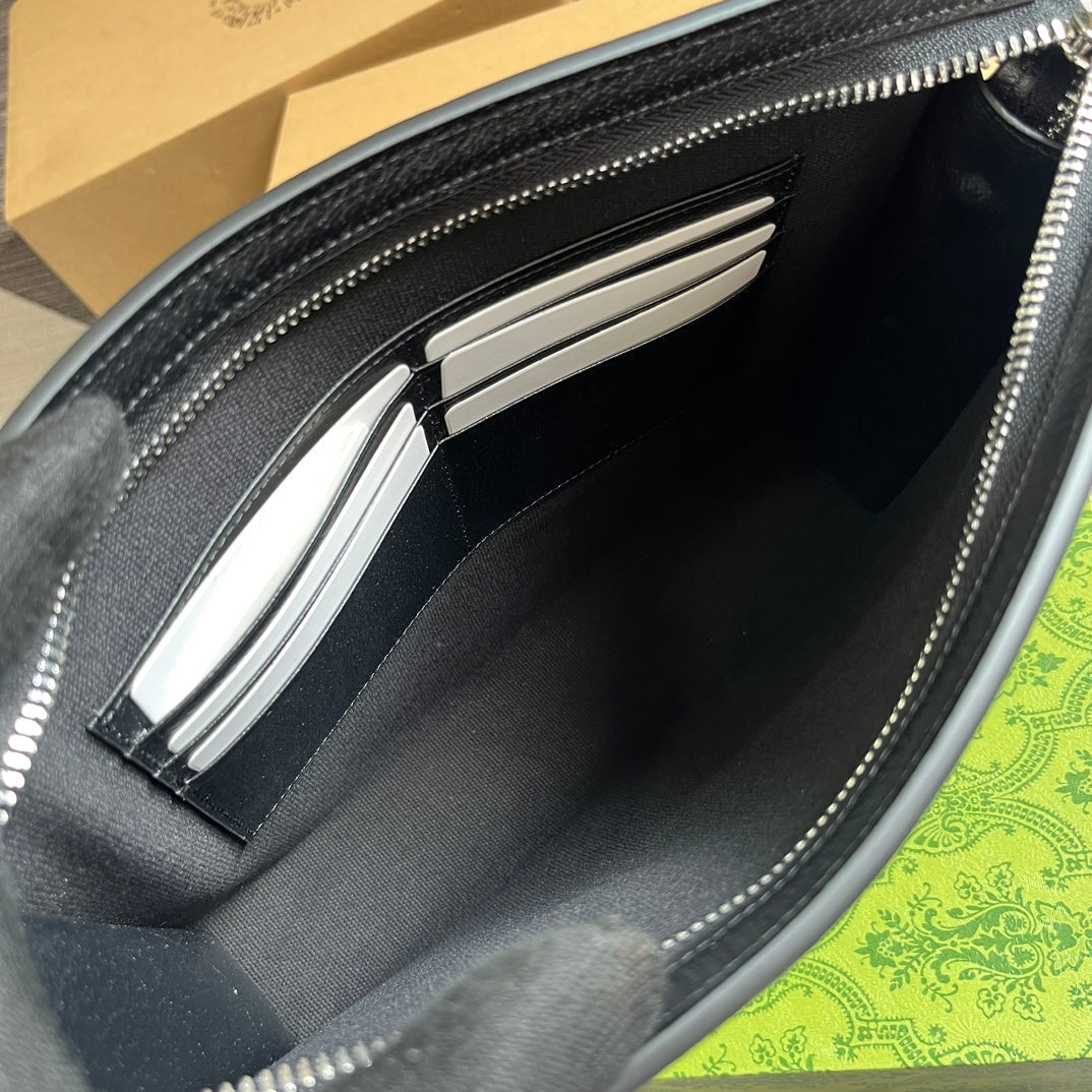 Pochette Neo Vintage 26 GG Supreme en toile noire