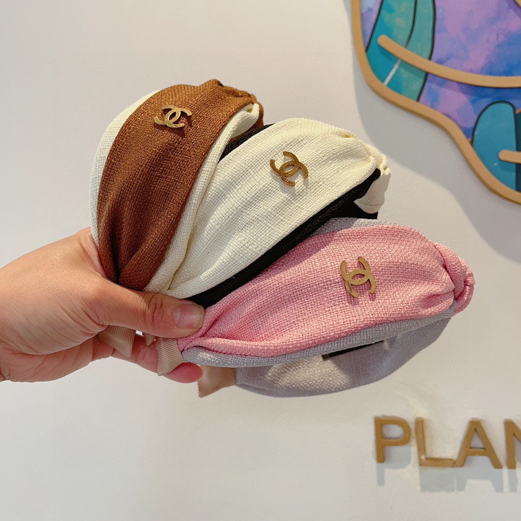 WHITE FABRIC HEADBAND 168553