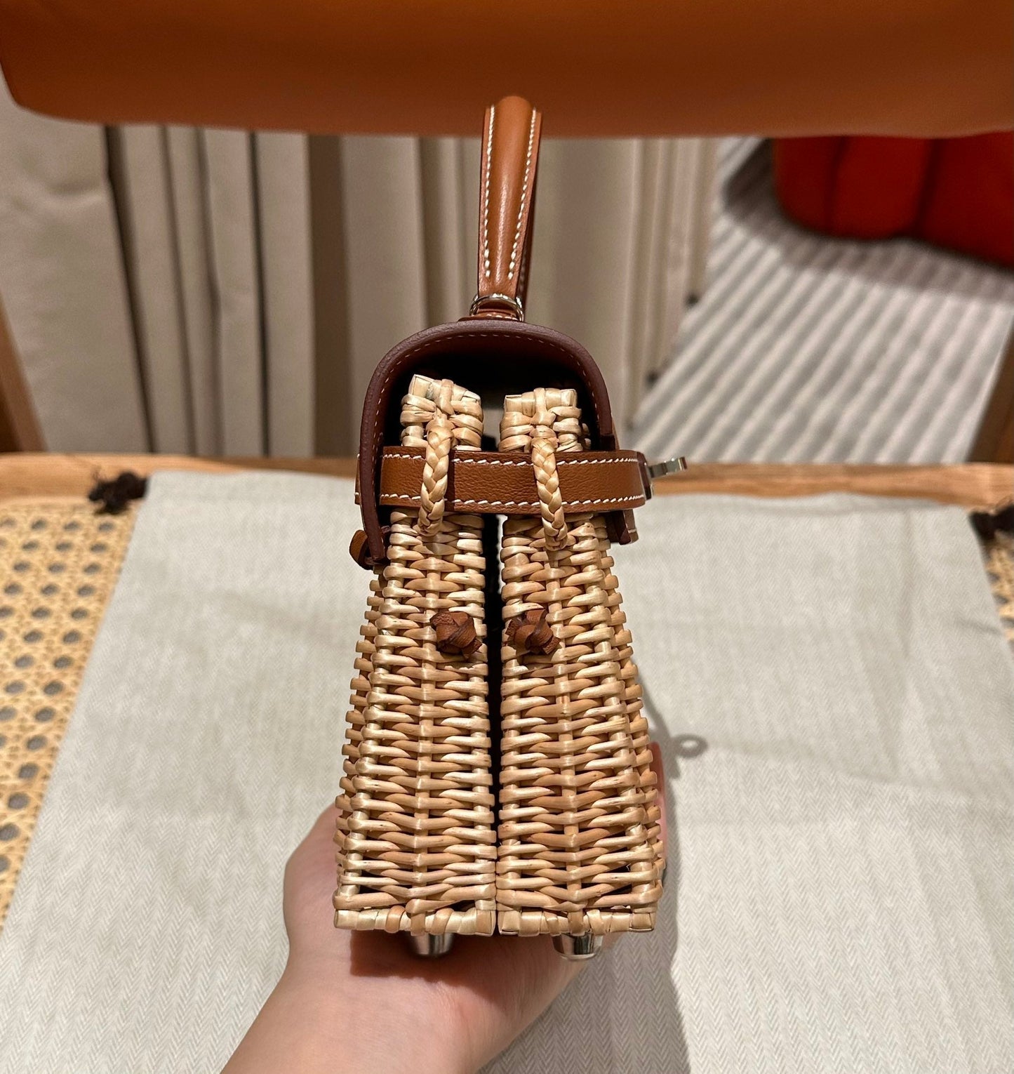 HM Kelly 20 Picnic Gold Bamboo And Rattan