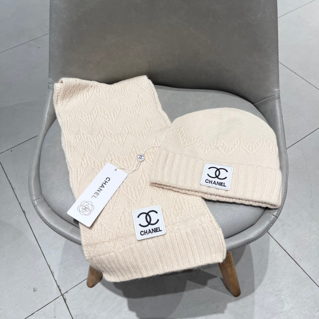 CONJUNTO GORRO Y BUFANDA BISQUE BEIGE 427884