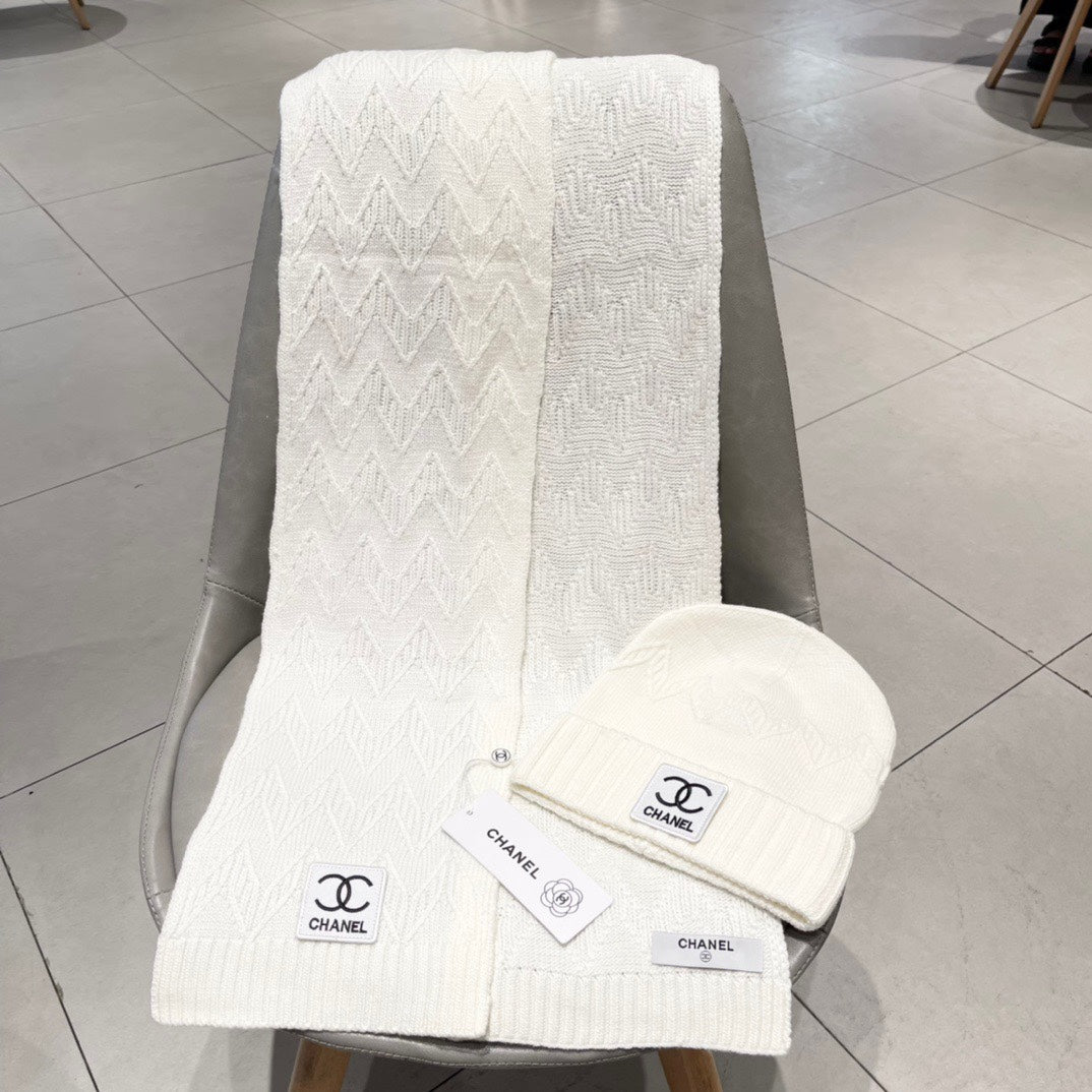CONJUNTO GORRO Y BUFANDA BLANCO 427885