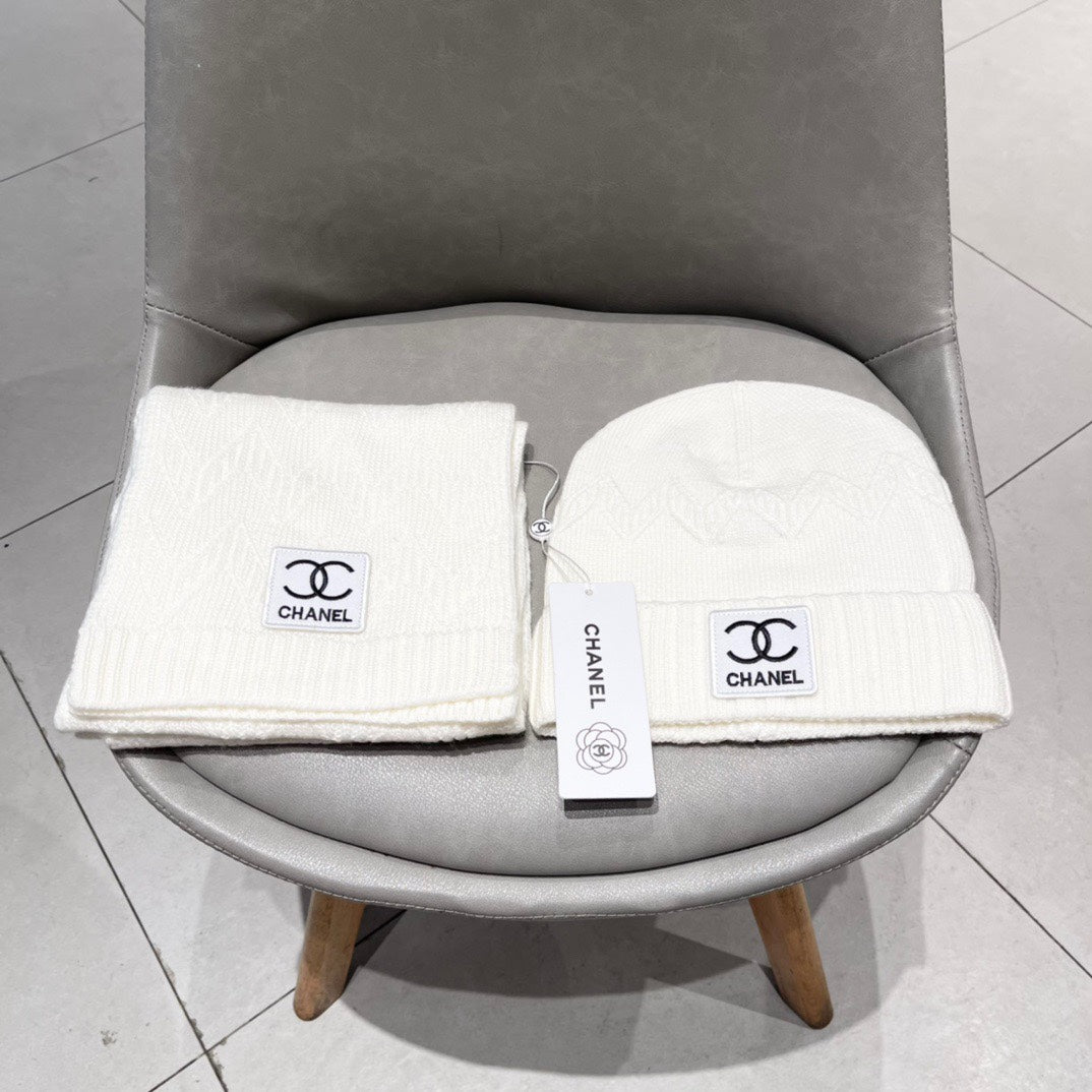 CONJUNTO GORRO Y BUFANDA BLANCO 427885