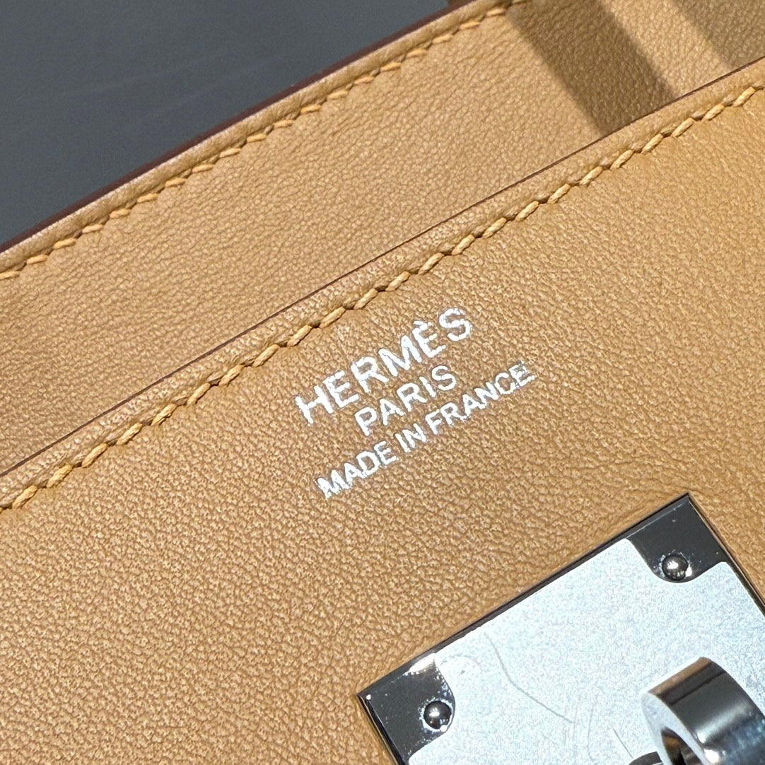 HM Birkin 30 Milkshake White Mix Medium Canvas con herrajes plateados de piel Swift 237304
