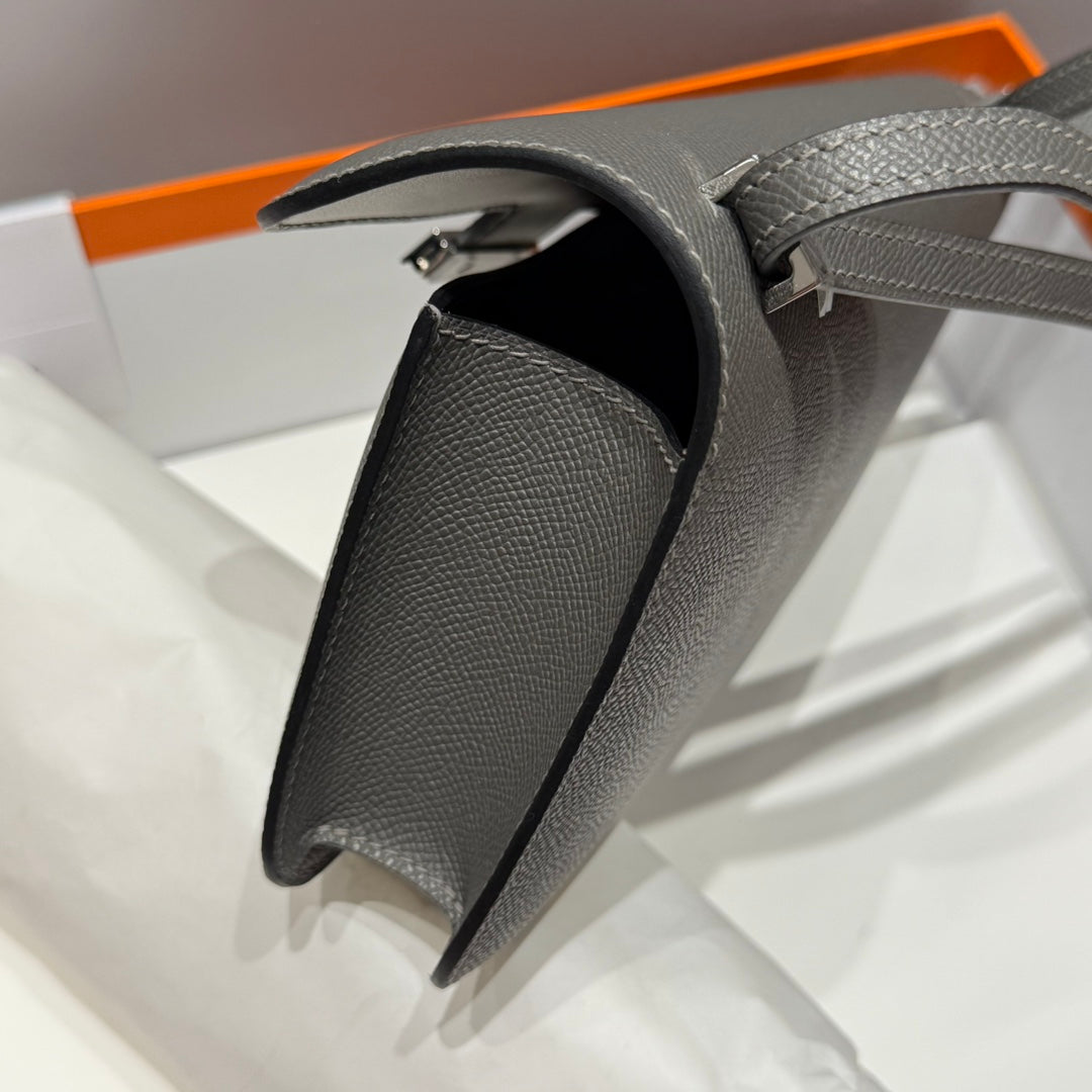 HM Constance Elan 24 Gris Epsom Quincaillerie Argent 237334