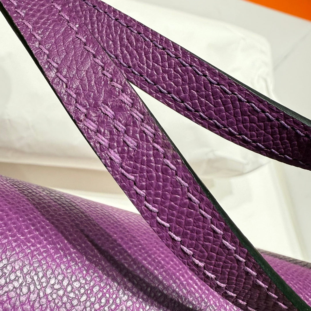 HM Constance Elan 24 Violet minuit Epsom Quincaillerie dorée 237344