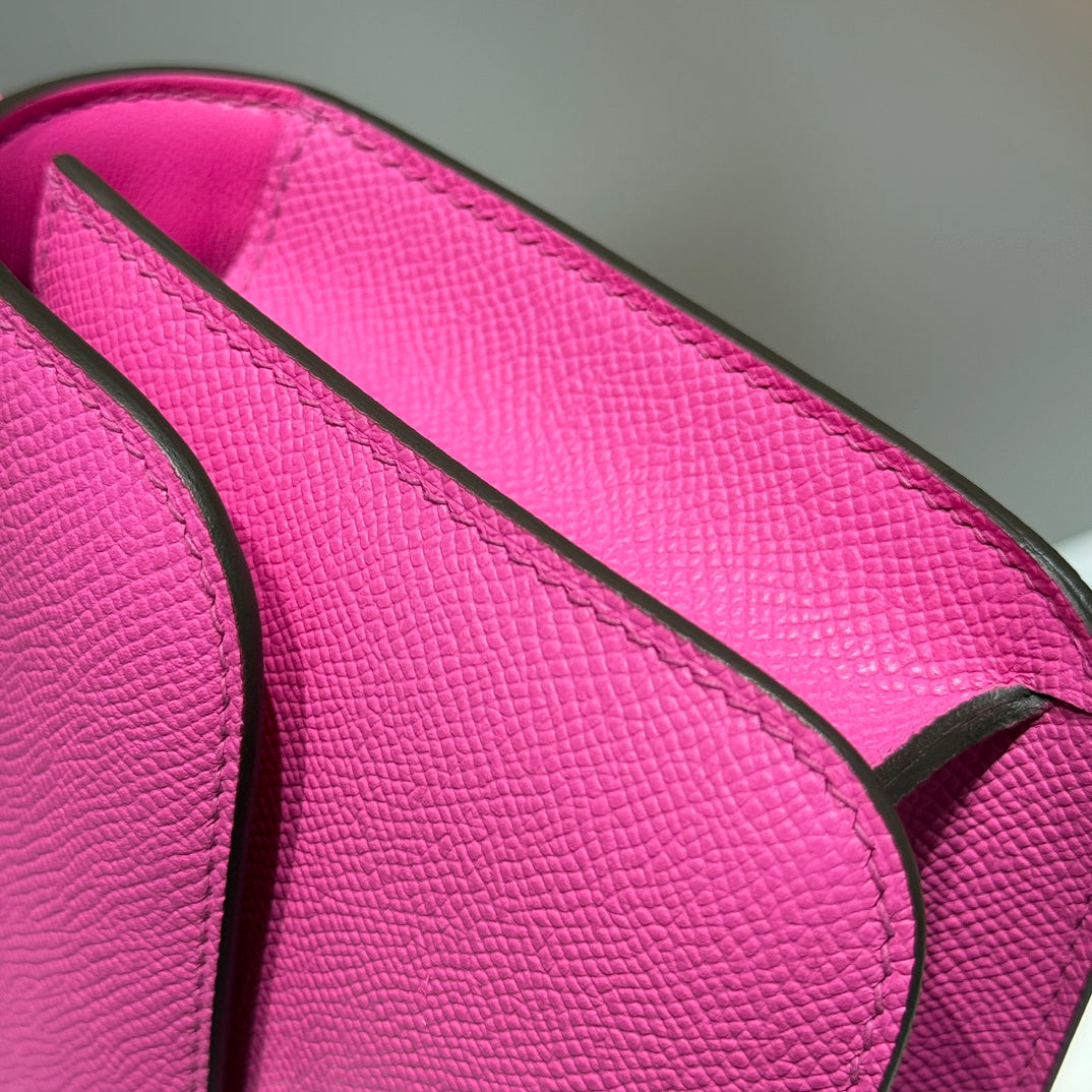 HM Constance Elan 24 Fandango Rose Epsom Quincaillerie argentée 237343