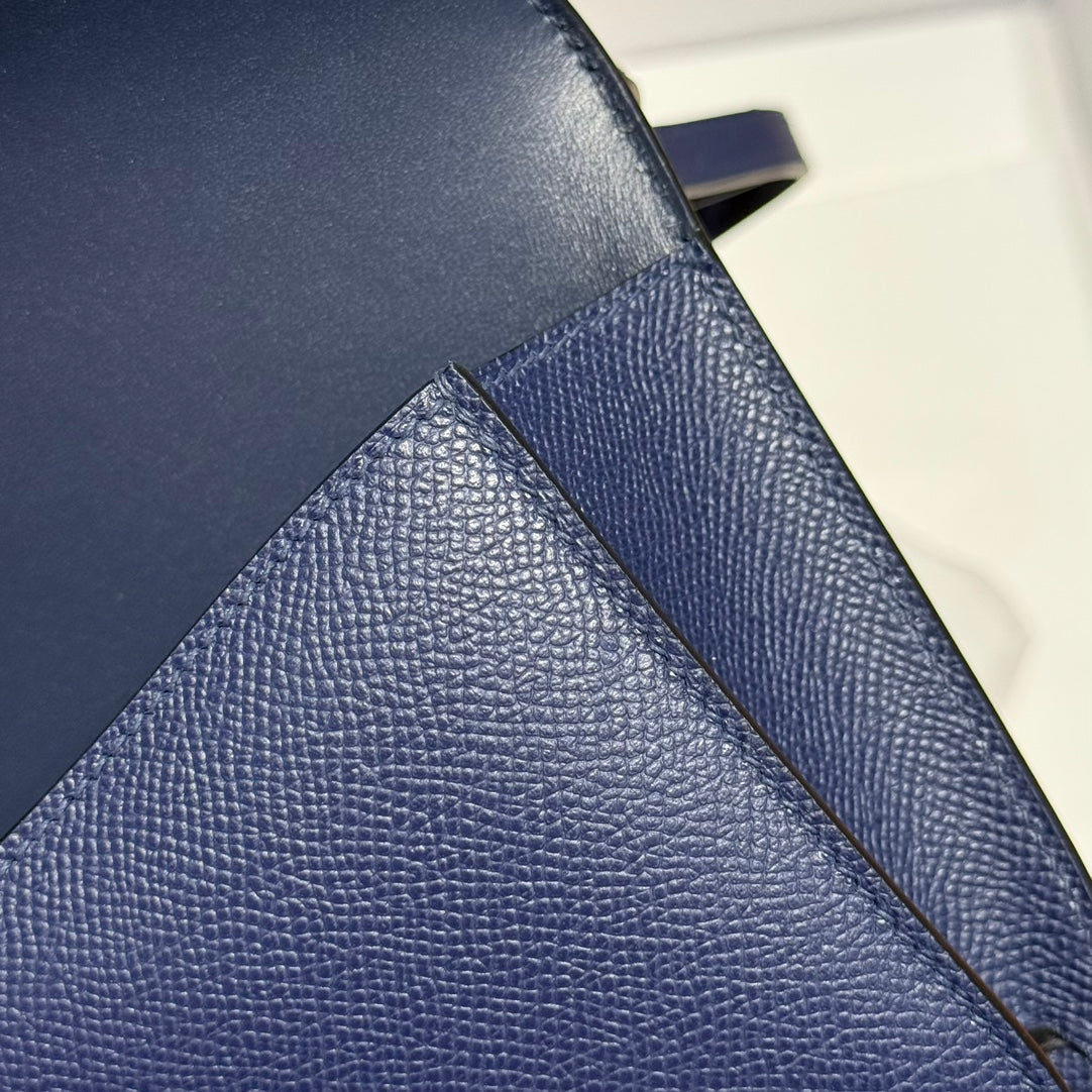 HM Constance Elan 24 Azul medianoche Epsom Herrajes plateados 237341
