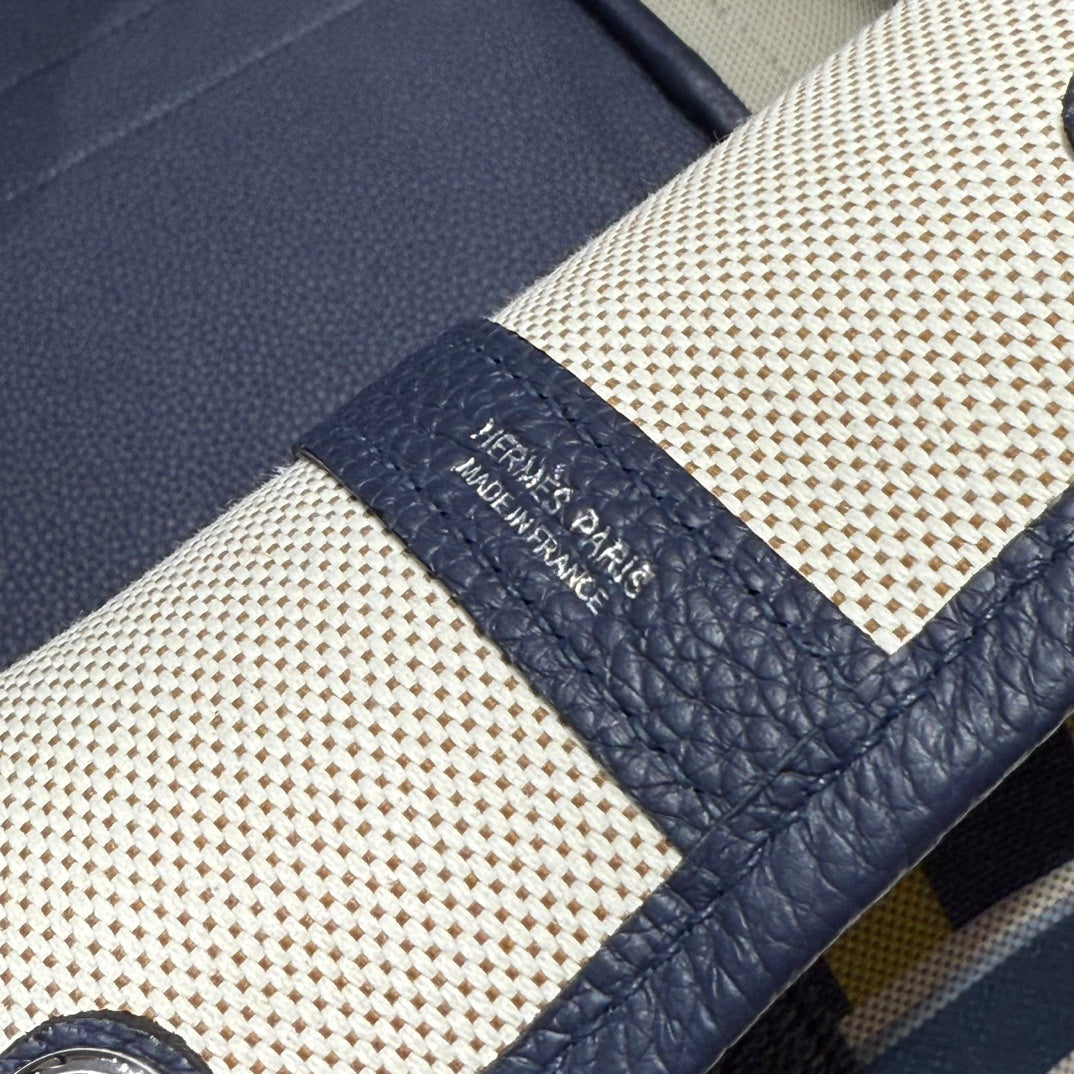 HM Garden Party 36 Toile multicolore et cuir de veau Negonda 243168