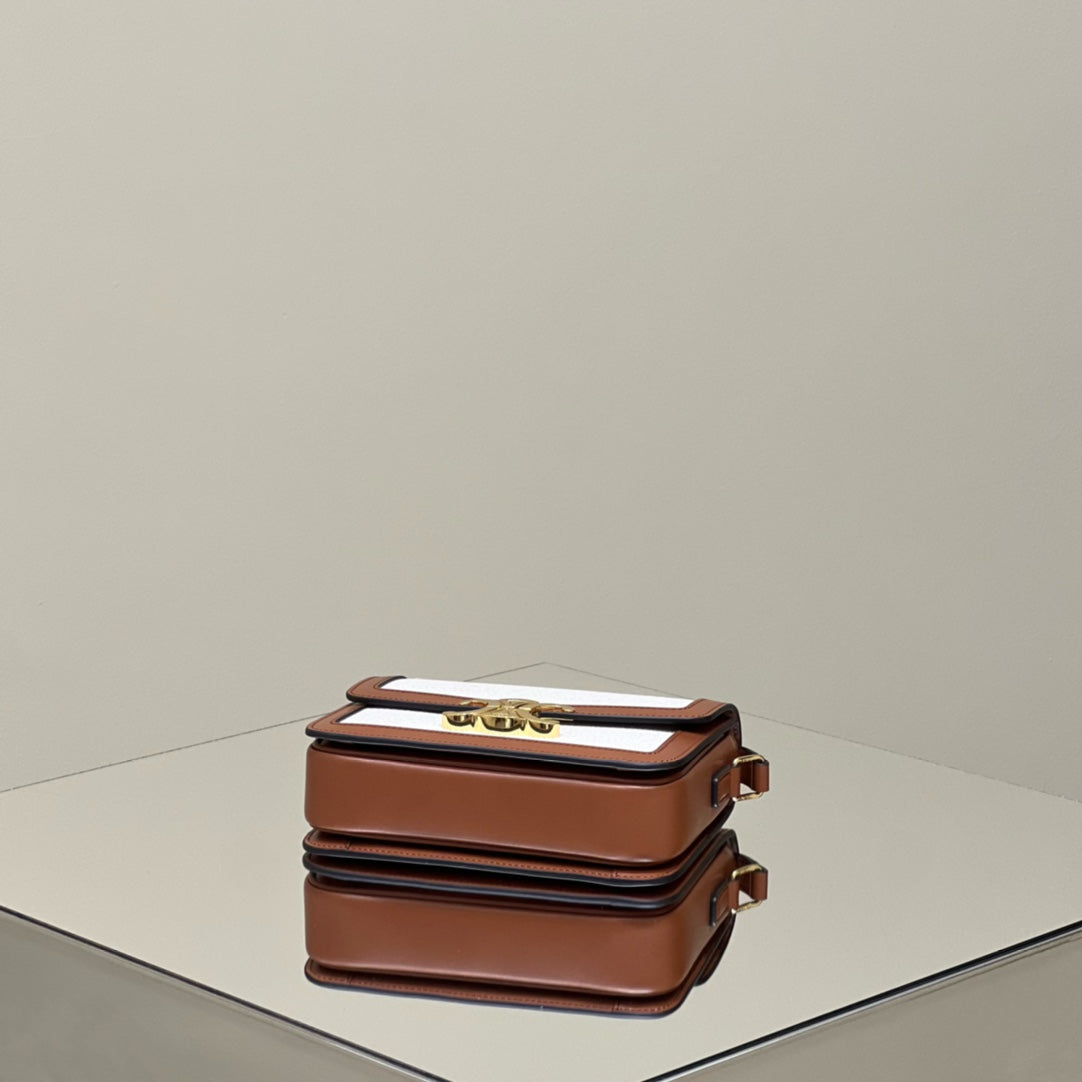 CLASSIQUE TRIOMPHE 22 CUIR DE VEAU BRUN NATUREL