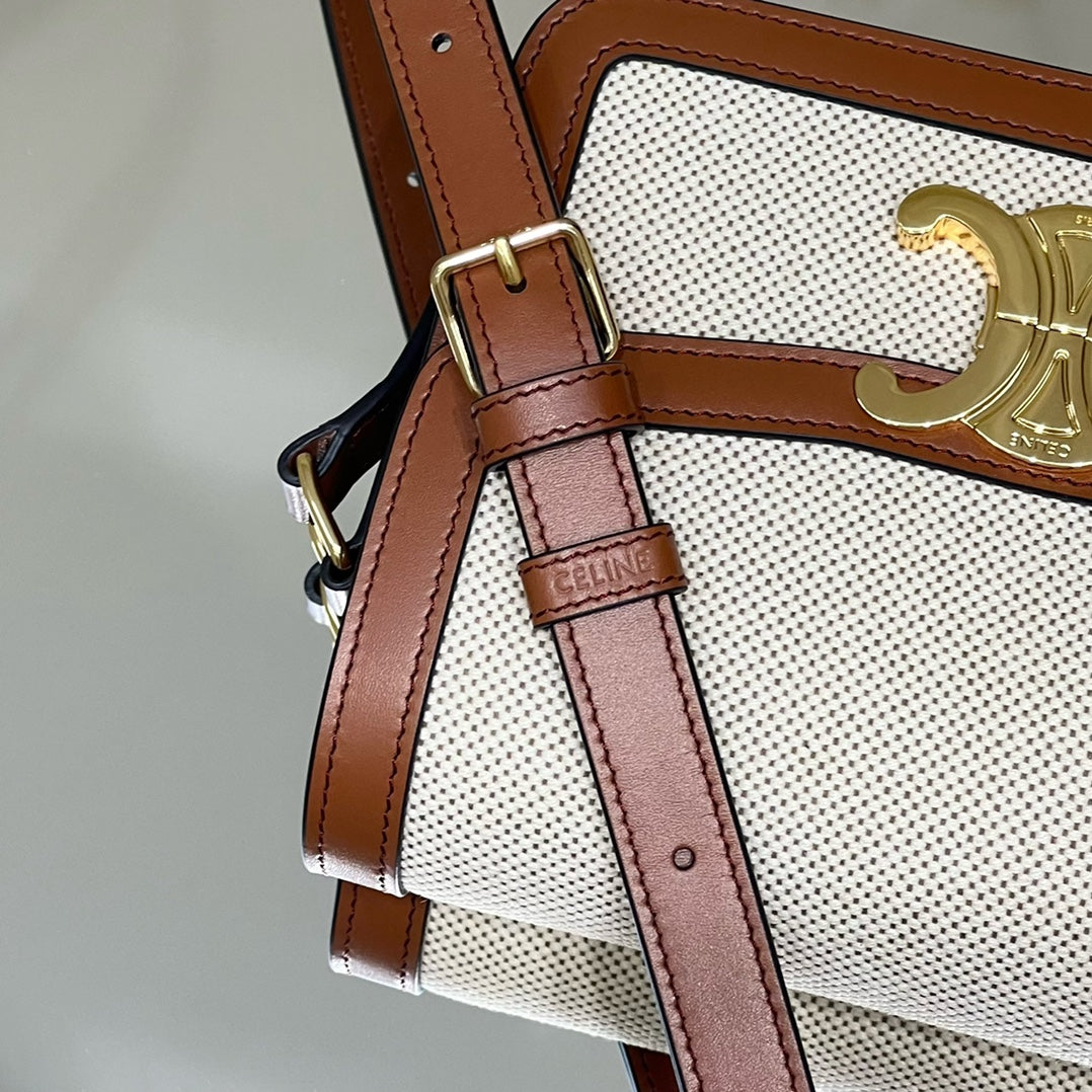 CLASSIQUE TRIOMPHE 22 CUIR DE VEAU BRUN NATUREL