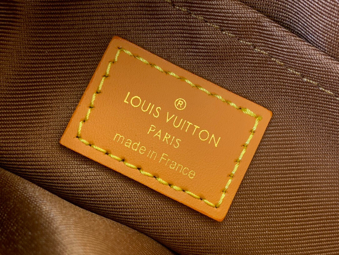 Sac à main LV Nil Bd en toile monogrammée marron 205328