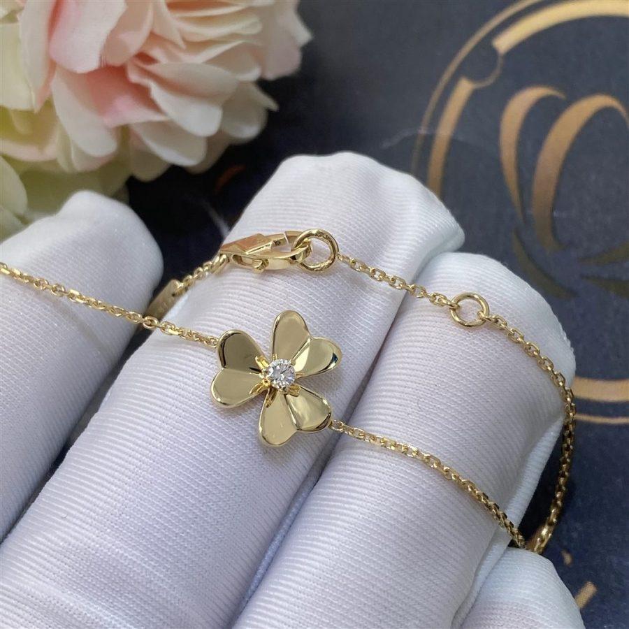 BRACELET FLEUR OR DIANA FRIVOLE