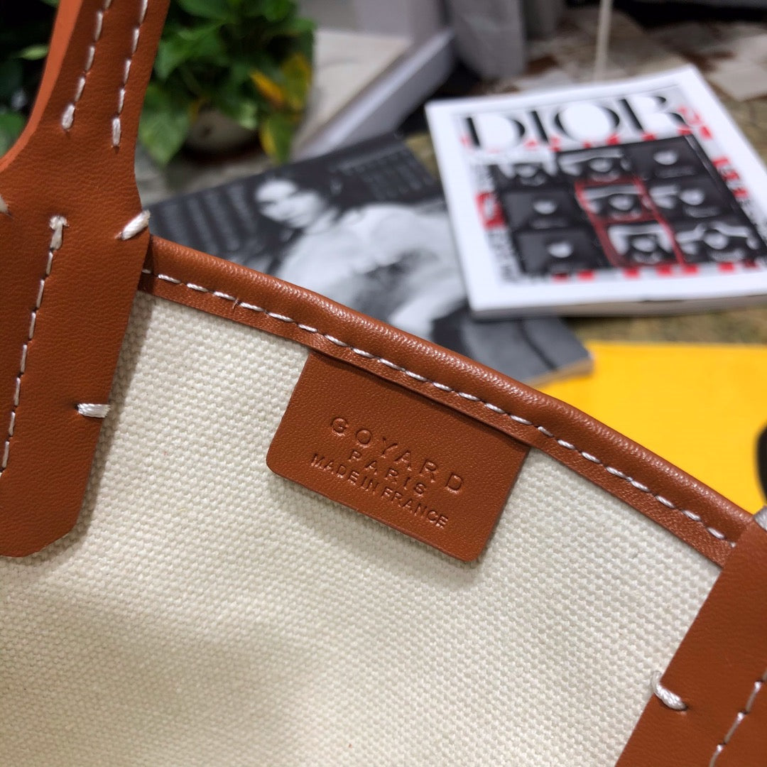 GOYA POITIERS 22X18X24CM LIENZO NEGRO Y TAN