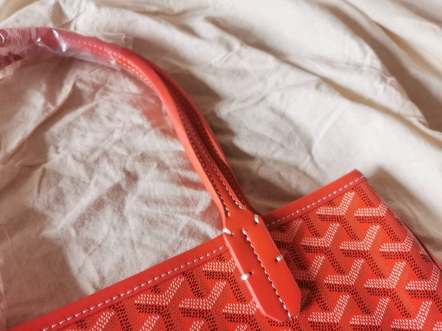 MINI HOBO BOHEME 38CM LONA ROJA