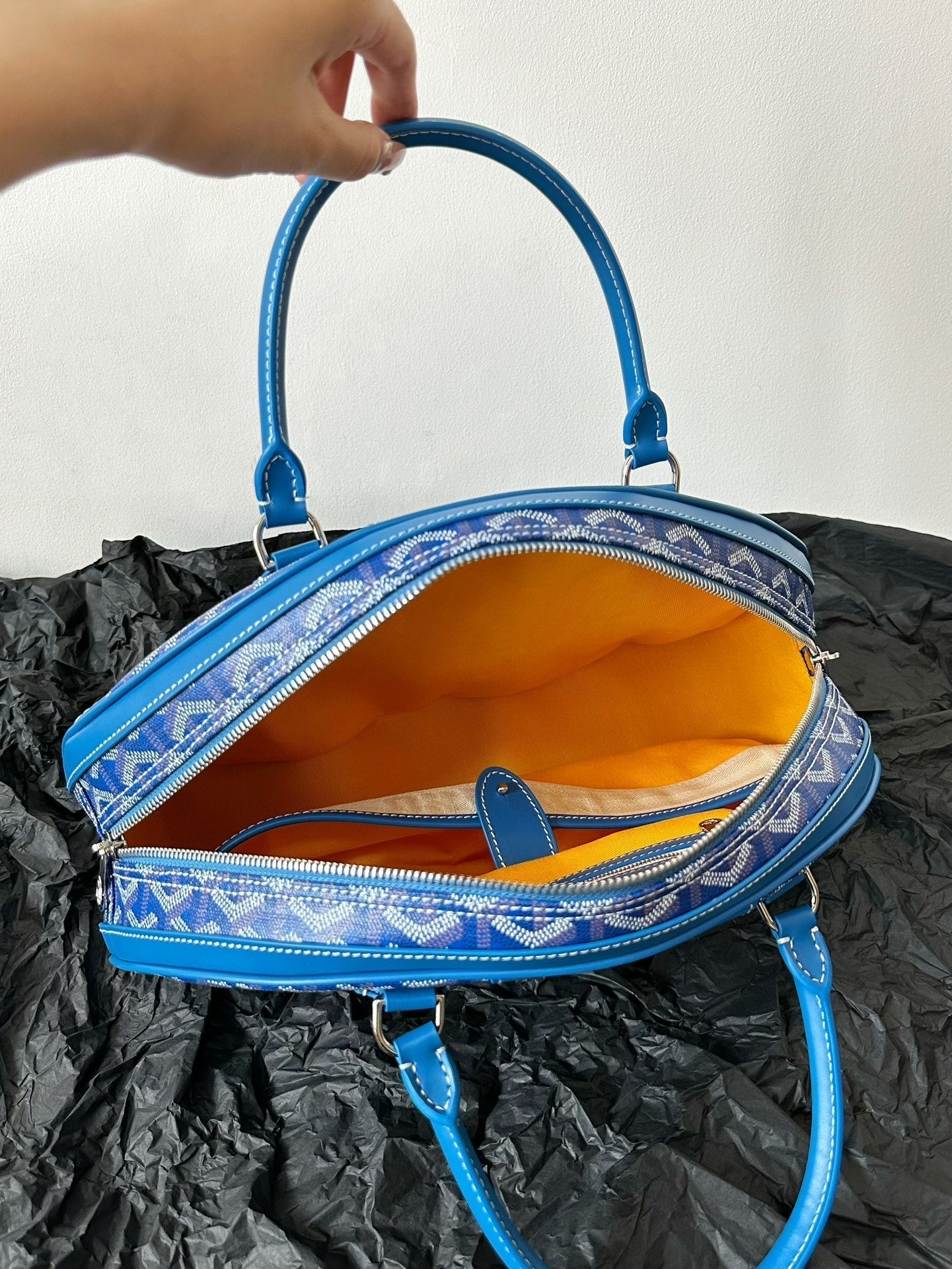 BOLA DE BOLOS GOYA LIENZO AZUL MEDIANO