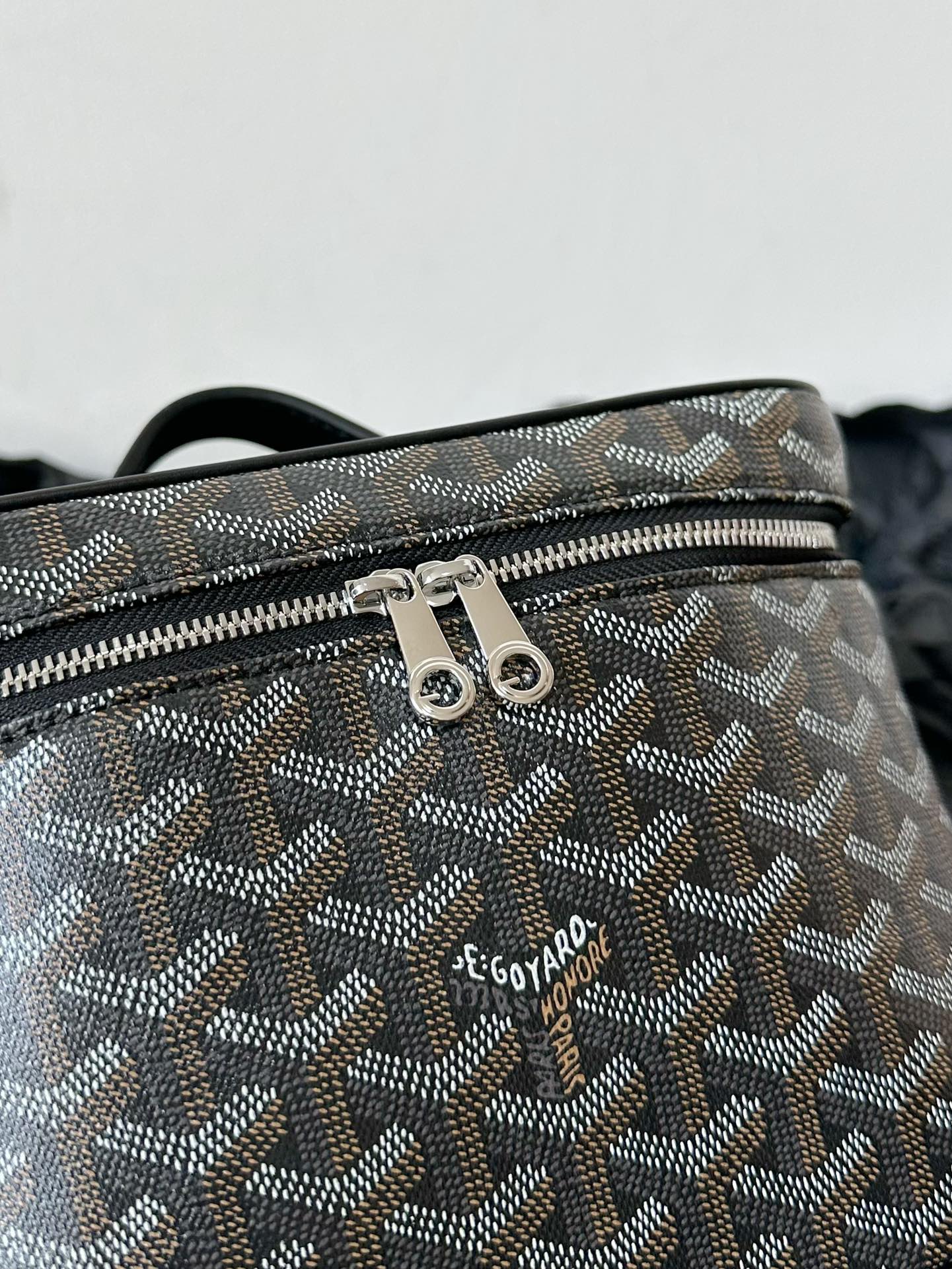 SAC À MAQUILLAGE GOYA 20CM EN TOILE NOIRE